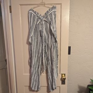Blue Island split leg beach pants